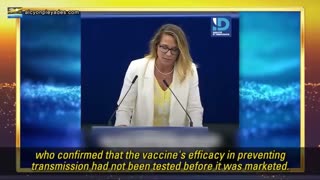 French MEP Virginie Joron: WHO says the Pandemic is over yet there is a new contract for PFIZER for 325 million doses per year over 8 years.