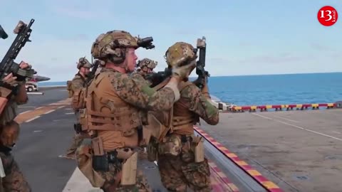 U.S. Navy releases videos of military preparations for Gulf deployment
