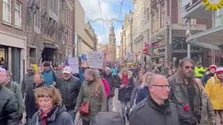 Dutch Citizens March Against The CBDC