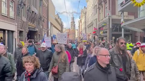 Dutch Citizens March Against The CBDC