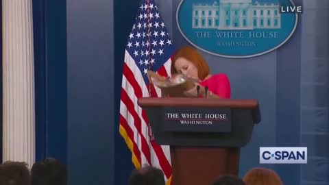 Psaki ZOOMS OUT of Presser After Tough Questions