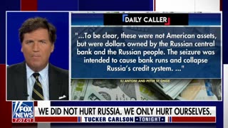 Tucker Carlson did a segment on the US Dollar and risk of losing world reserve currency status