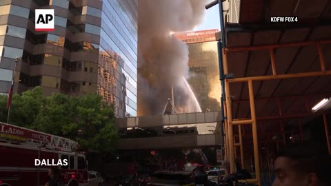 A fire severely damages the historic First Baptist Dallas church sanctuary| Nation Now ✅