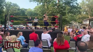 Premier Wrestling League:Yela Man vs AJ Evans