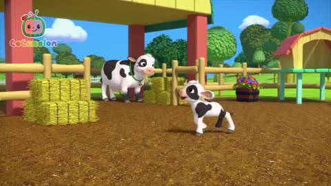 Lola the Cow Song! (La Vaca Lola) - Animals for Nina! | CoComelon Nursery Rhymes & Kids Songs