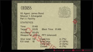 Golden Eye 007 (xBox) Facility Speed run.