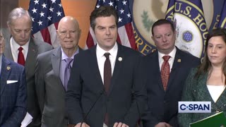 Rep Matt Gaetz: "President Trump did not commit an insurrection."