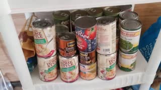 Food stockpile pantry tour