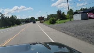 Driving through Tyendinaga Mohawk Territory Ontario Canada 07 28 2021