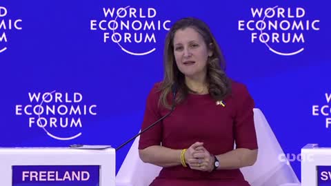 Trudeau's Deputy PM Chrystia Freeland: "Supplying Ukraine with weapons ... with the money it needs to win the war, is ultimately in our own self-interest."