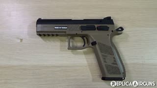 KJWorks CZ P-09 GBB Airsoft Pistol Table Top Review
