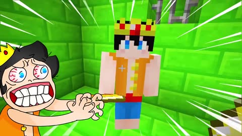 ¡SALVANDO A TROLLINO DE LA PRISIÓN DE SLIME EN MINECRAFT! 😱👑 MAPA MINECRAFT SLIME ESCAPE