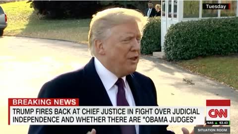 2018 TRUMP CALLED JOHN ROBERTS AN OBAMA JUDGE RUSSIA WAS A HOAX JOHN ROBERTS PROTECTED OBAMA'S LIE!