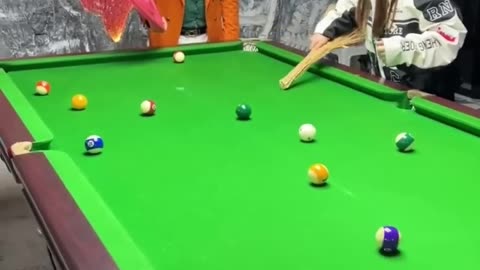 Million views on a funny video about pool