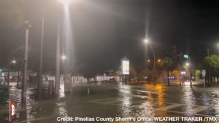 St. Petersburg, Florida, Experiences 3 to 4 feet of Flooding on Streets from Idalia