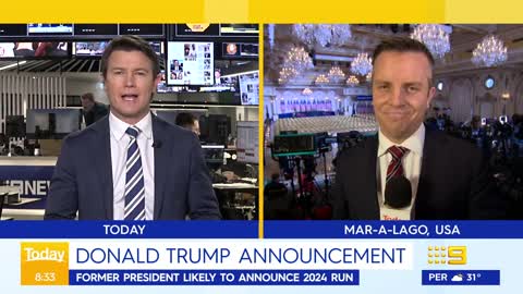 Donald Trump expected to announce 2024 US Presidency run _ 9 News Australia