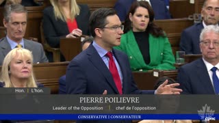 Under Trudeau: Hate crimes up 72%. Gang-related homicides up 92% (Pierre Poilievre)