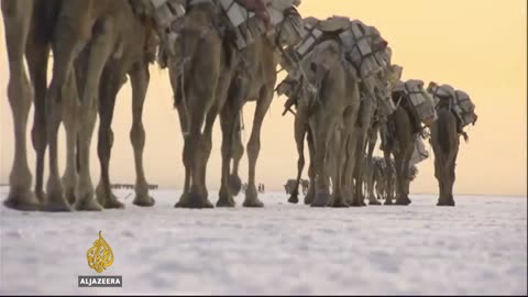 The Danakil Depression - Salt mining in one of the hottest places on earth