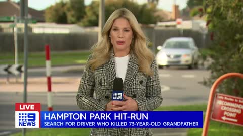 Man killed in hit-run outside Melbourne primary school | 9 News Australia