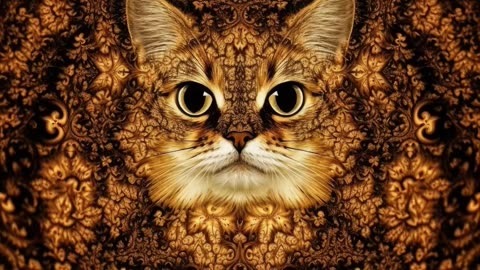Ai Art, Mandelbrot Cats #shorts
