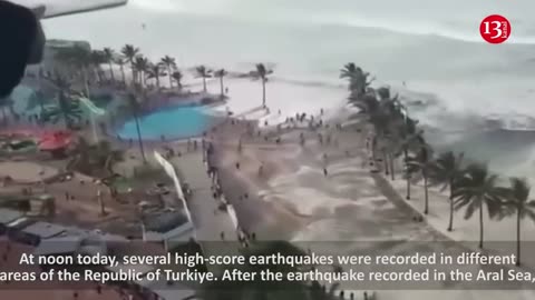 Massive waves hit Turkey's coastline, fears of Tsunami: 3-meter high Tsunami may hit Turkish coast