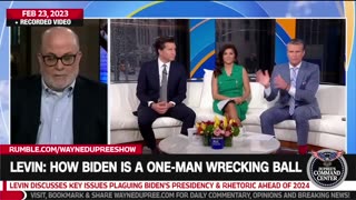 Conservative Radio Host Mark Levin claims Biden is a one-man wrecking ball