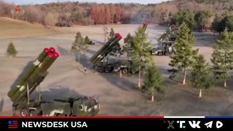 North Korea Shows Off MLRS