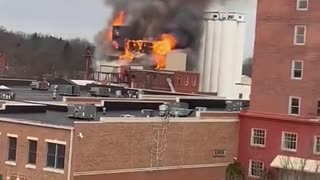 Another Food processing plant on fire Kent, OH