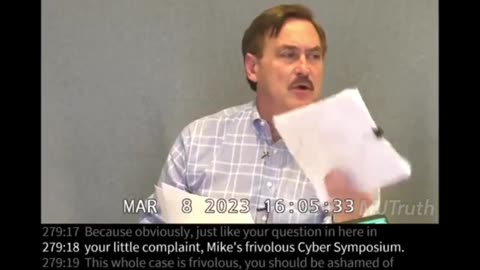 My Pillow Mike Lindell's Firey 🔥 Depostion: Don’t Mess w/ His Employees or Call his Pillows Lumpy