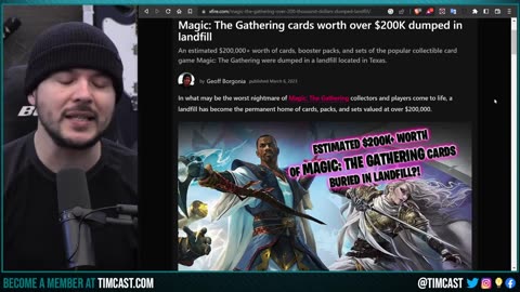 Magic The Gathering IS DYING, Wokeness DESTROYS Culture And We MUST Fight Back, Cards Found IN DUMP
