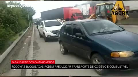 Paralisação dos caminhoneiros: associações alertam para possível falta de combustível e oxigênio