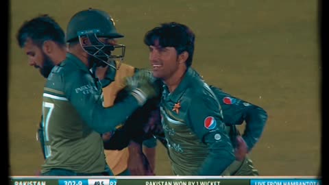 PAKISTAN CRICKET WINNER CELEBRATE MOMENT