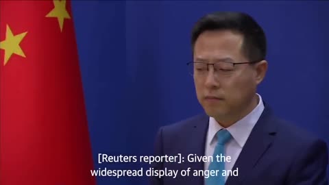 Awkward silence_ China official temporarily speechless after question on protests