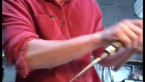 Making a Hurley using only hand tools
