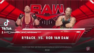 #commentary #vs #wwe #WrestleMania #wwe2k23 #smackdown #short #reel #raw #ryback #rvd #robvandam