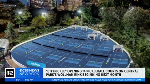 CityPickle opening 14 pickleball courts on Central Park's Wollman Rink
