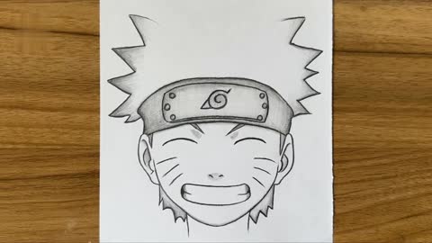 NARUTO easy drawing Anime