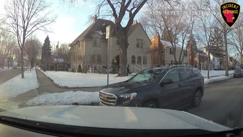 Dash Cam: Whitefish Bay Police Pursuit of Reversing Vehicle