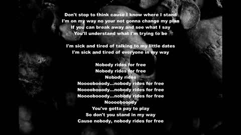 Ratt "Nobody Rides For Free" with lyrics
