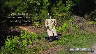SuperDroid Robots' Project Rocky, a humanoid robot,