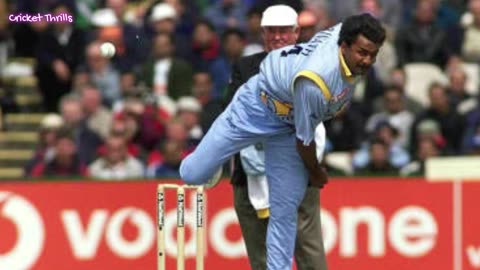 Javagal Srinath first ODI wicket and debut match vs Pakistan at Sharjah in 1991
