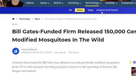 MRNA spread via aerosols, injections and Bill Gates-tied mosquito project! WHY?????