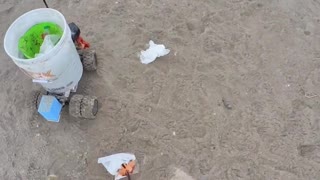 Picking Up Litter With RC Helper