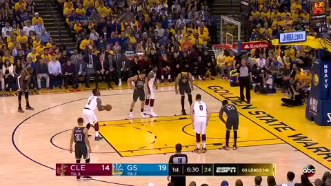 JR Smith receives MVP chants from the Golden State crowd