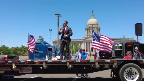 Dr. Mark Sherwood at the Oklahoma State Capitol