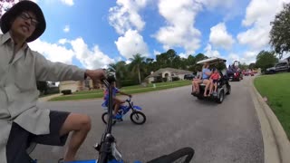 Blasian Babies Family Get Invited To Ride Bicycles Super Patriotic Independence Day 2024 Parade!