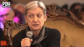 Judith Butler justifies the rape and murder of innocent women on October 7th.