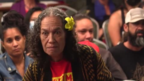 Hawaiian Mililani Trask speaking just last year: 'You will not build here'