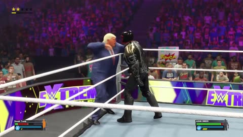 BlackMonkTheGamer - WWE 2K23: Trump VS Judge Dredd