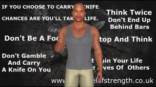 Street wyZe Awareness Message To Stop Carrying Knives and Stop Carrying Guns